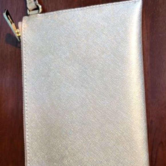 Michael Kors Gold Studded Clutch Wristlet